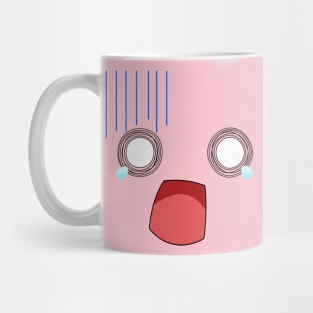 Nani?! Panicked Anime Face Pink Version Mug